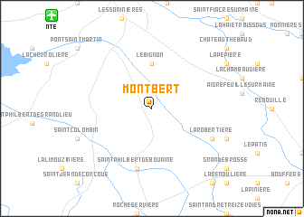 map of Montbert