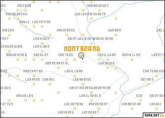 map of Montbrand