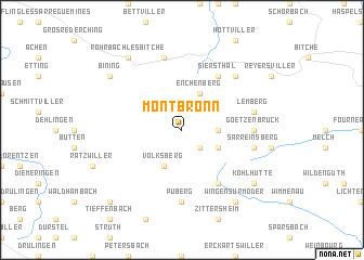 map of Montbronn