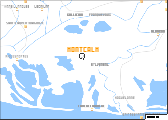 map of Montcalm