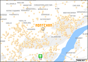 map of Montchan