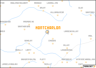 map of Mont-Charlon