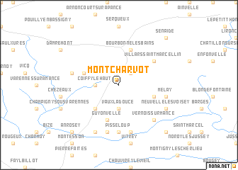 map of Montcharvot