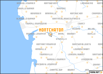 map of Montchaton