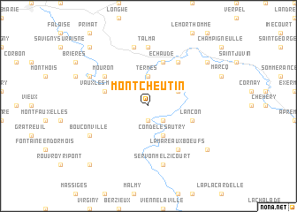map of Montcheutin