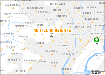 map of Montclair Heights