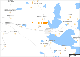 map of Montclair