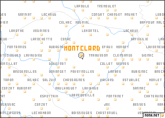 map of Montclard