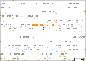 map of Montdauphin