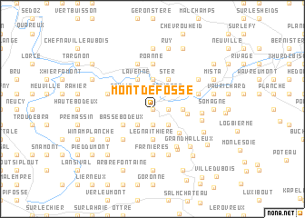 map of Mont de Fosse