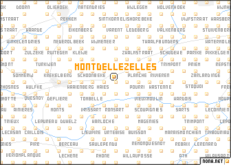 map of Mont dʼEllezelles