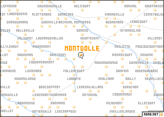 map of Mont-Dollé