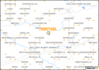 map of Mont-Dol