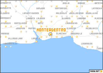 map of Monte Adentro
