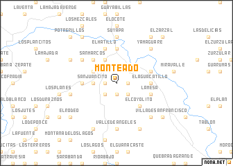 map of Monteado