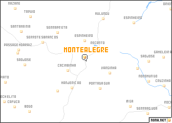 map of Monte Alegre