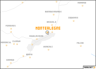 map of Monte Alegre