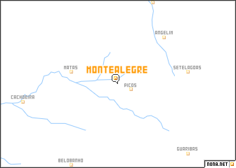 map of Monte Alegre