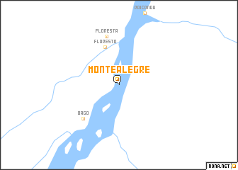 map of Monte Alegre