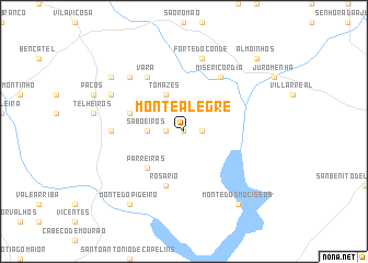 map of Monte Alegre