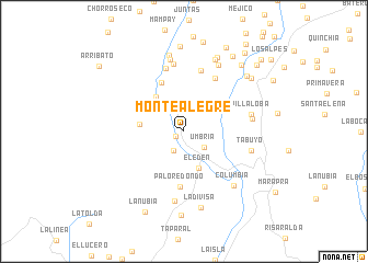 map of Montealegre