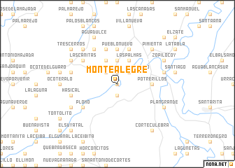 map of Monte Alegre