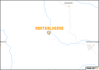 map of Monte Alverne