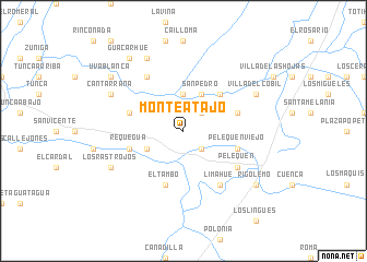 map of Monte Atajo