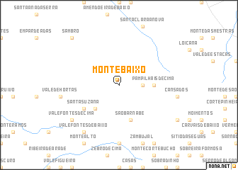 map of Monte Baixo