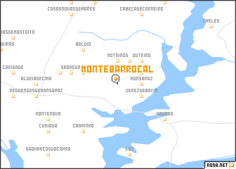 map of Monte Barrocal