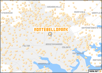 map of Montebello Park