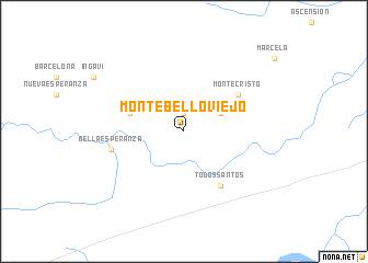 map of Monte Bello Viejo