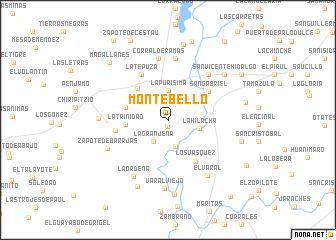 map of Montebello