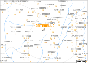 map of Montebello