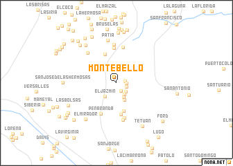 map of Montebello