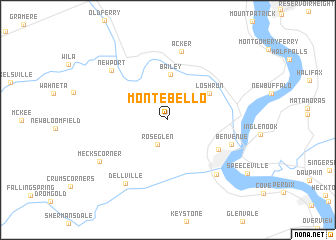 map of Montebello