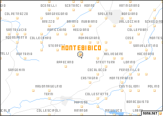 map of Montebibico