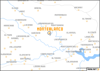 map of Monteblanco