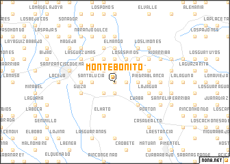 map of Monte Bonito