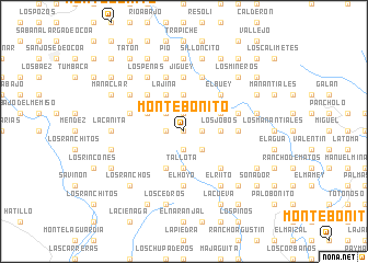 map of Monte Bonito