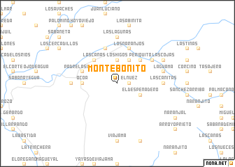 map of Monte Bonito