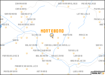 map of Montebono