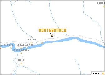 map of Monte Branco