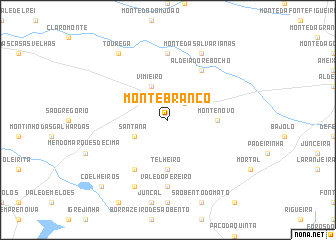 map of Monte Branco