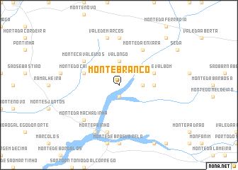 map of Monte Branco