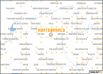 map of Monte Branco