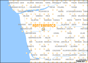 map of Monte Branco