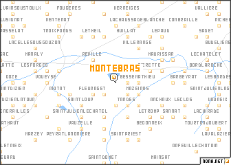 map of Montebras