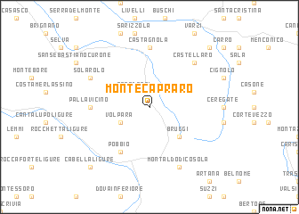 map of Montecapraro