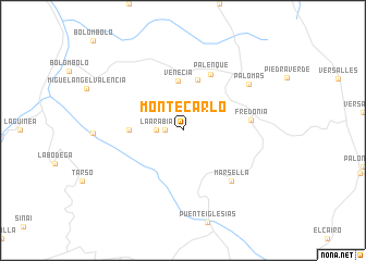 map of Montecarlo